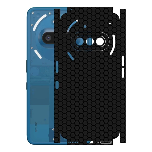 Nothing Phone 3A ile Uyumlu Bumper Serisi Premium Kaplama 360  Siyah ürün görseli 1