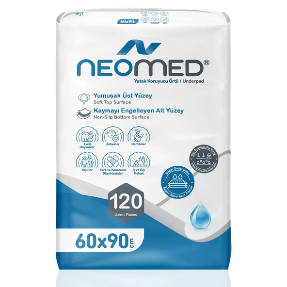 Neomed Yatak Koruyucu Örtü 60x90 Cm 120 Adet ürün görseli 1