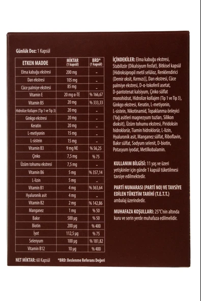 İmuneks Farma Folinex 60 Kapsül - Resim 4