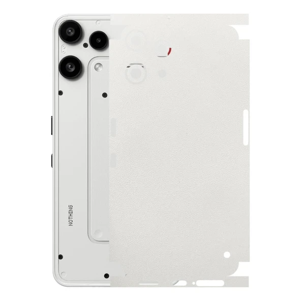 Nothing Phone 3A Lite ile Uyumlu Bumper Serisi Premium Kaplama 360  Beyaz ürün görseli 1