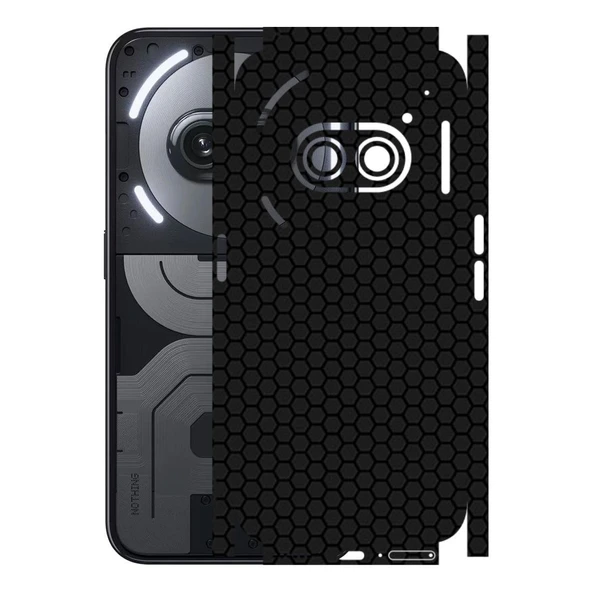 Nothing Phone 2A Plus ile Uyumlu Bumper Serisi Premium Kaplama 360  Siyah ürün görseli 1