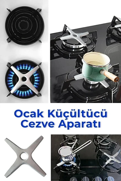 HETicaret Üniversal Ocak Küçültücü Cezvelik Aparatı - 4 Adet ürün görseli 1
