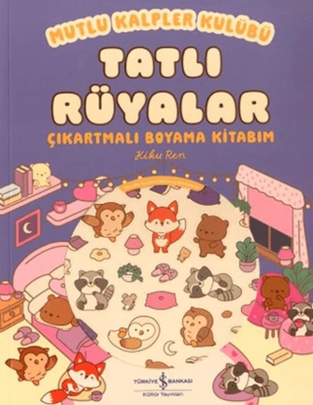 Mutlu Kalpler Kulübü - Tatlı Rüyalar Çıkartmalı Boyama Kitabım ürün görseli 1