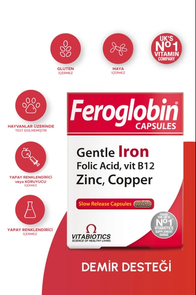 Feroglobin 30 Kapsül ürün görseli 1