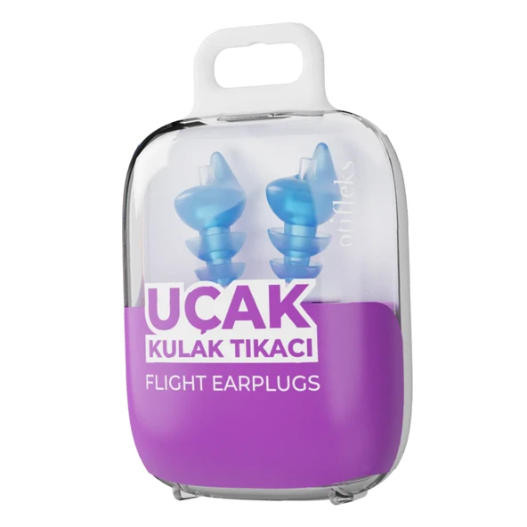 Otifleks Uçak Kulak Tıkacı Large 2li 1 Adet Mini Taşıma Kutusu Hediye ürün görseli 1