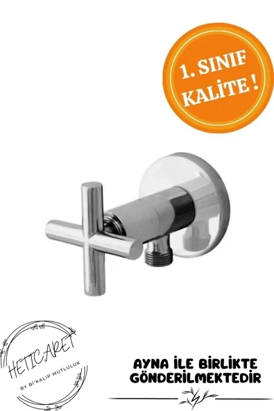 HETicaret Aç Kapa Koç Baş 4 Kollu Profesyonel Taharet Banyo Sifon Klozet Taharat Musluğu ürün görseli 1