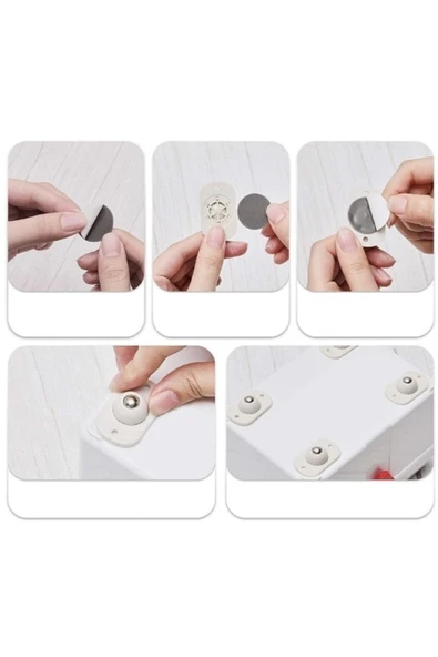 HETicaret Bilyeli Eşya Kaydırma Aparatı 4lü Set - Resim 6