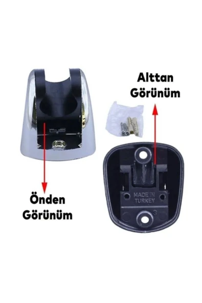 HETicaret Kare Baslıklı Banyo Duş Seti - Resim 3