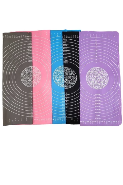 Home Silikon Hamur Açma Matı - Büyük Boy 50x40 Cm ürün görseli 1