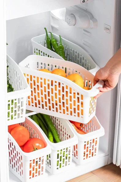 HETicaret 1 ADET Buzdolabı Dolap Içi Düzenleyici Organizer(4 Adet VE ÜZERİ ALIMLARDA 1 Adet 250 ml Organizer Hediyeli) ürün görseli 1