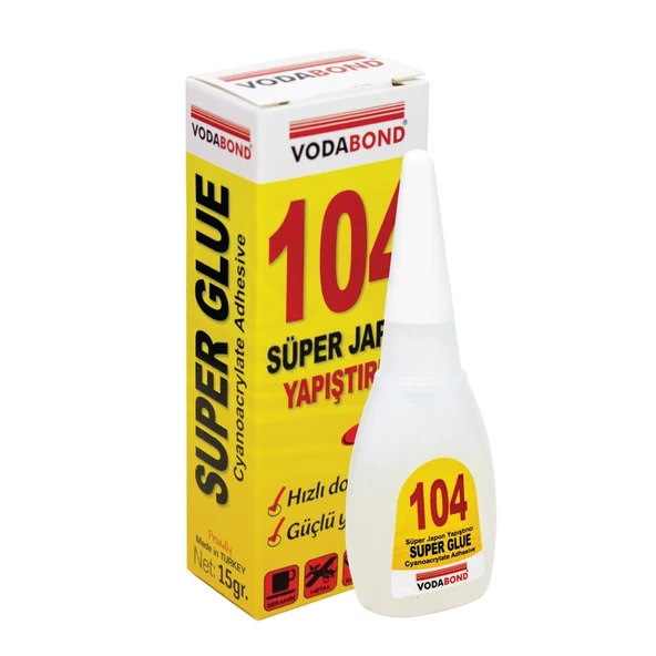 VodaBond Süper Japon Yapıştırıcı Şeffaf - 15 gr. - 1 Adet ürün görseli 1
