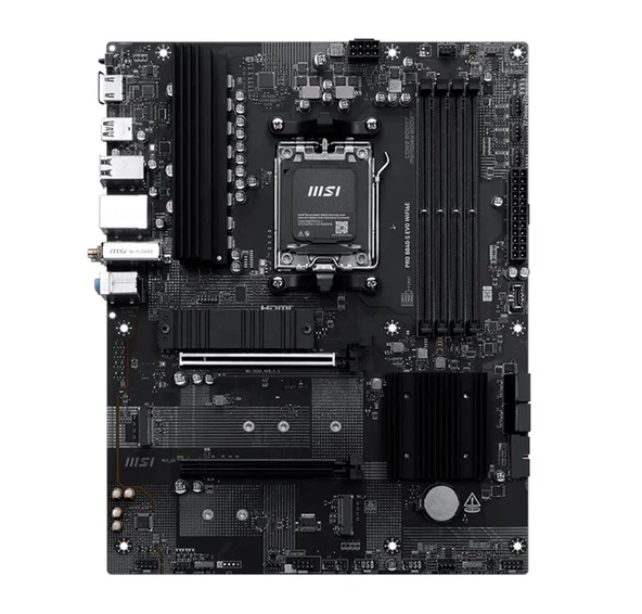 MSI PRO B840-S EVO WIFI6E AM5 D5 Hdmi Type-C - Resim 2