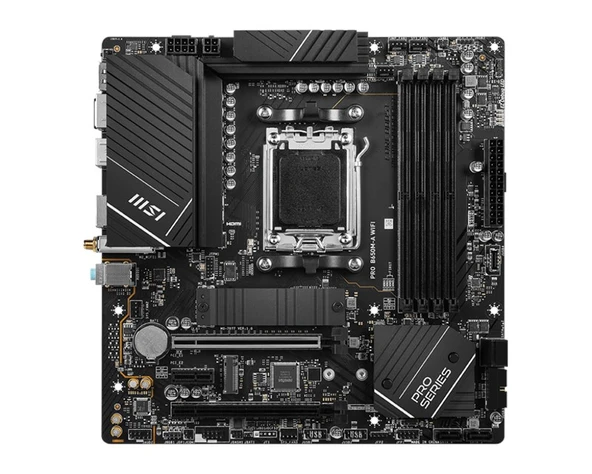 MSI Pro B650M-A Wifi D5 AM5 Hdmi Dp - Resim 3