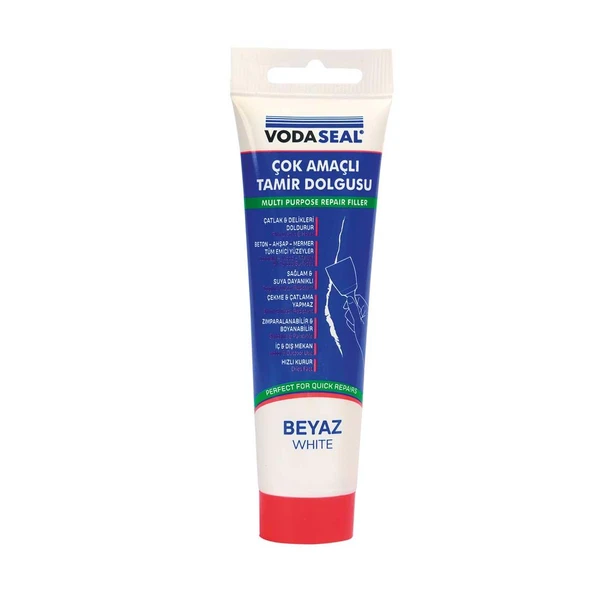 Vodaseal Beton Ahşap Mermer Tamir Dolgusu Beyaz 200 gr. ürün görseli 1