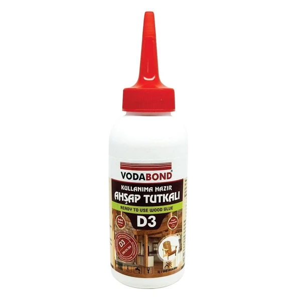 VodaBond Kullanıma Hazır D3 Ahşap Tutkalı Şeffaf 150 gr. ürün görseli 1