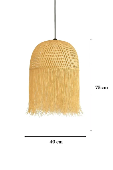 Mosso SOMBRO Bambu Sarkıt Avize - Resim 3