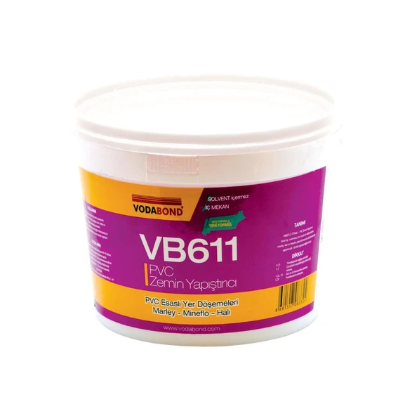 VodaSeal VB611 PVC Esaslı Yer Döşeme Zemin Yapıştırıcı 800 gr. ürün görseli 1