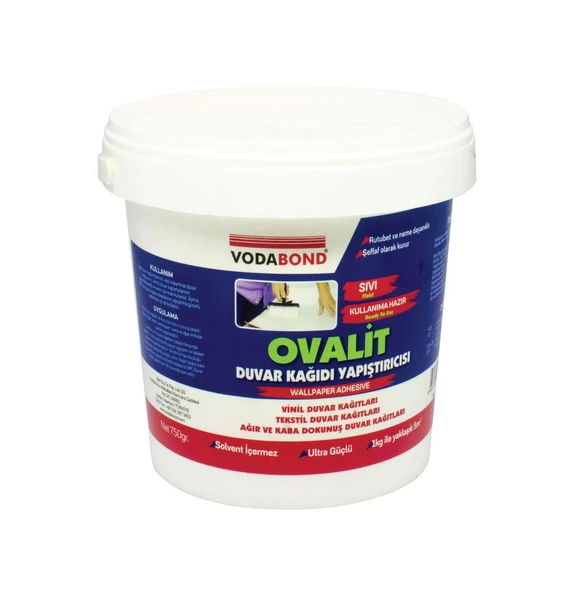 VodaBond Ovalit Hazır Duvar Kağıdı Yapıştırıcısı Sıvı - 750 gr. ürün görseli 1