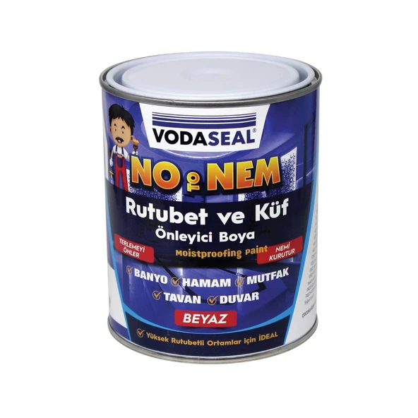 VodaSeal No-to-Nem Rutubet ve Küf Önleyici Boya 1 kg. ürün görseli 1