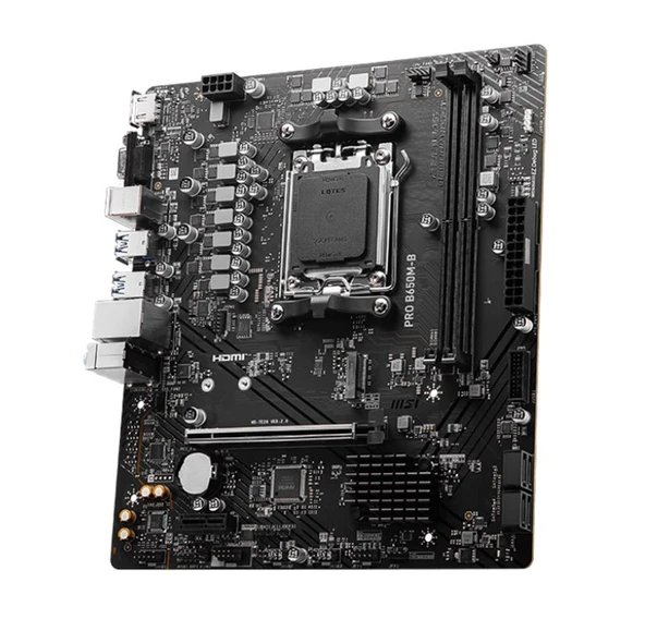 MSI Pro B650M-B DDR5 AM5 Vga Hdmi - Resim 2
