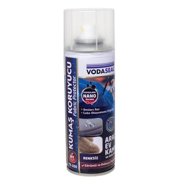 Vodaseal Nano Kumaş Koruyucu Sprey Şeffaf 200 ml. ürün görseli 1