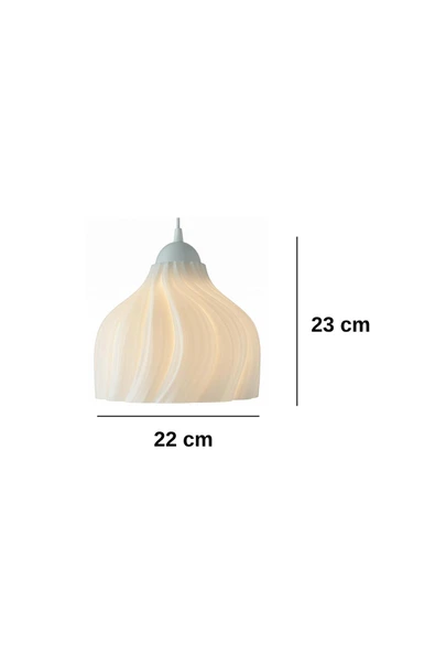 Mosso ALBA 3D Baskı Sarkıt Avize - Resim 4
