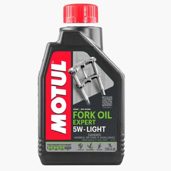 MOTUL FORK OIL EXPERT 5W-LIGHT ÖN AMORTİSÖR YAĞI 1LT ürün görseli 1