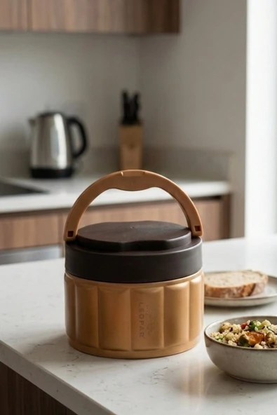 Cooker Leopar 1,1 Litre Yemek Termosu YK1854 ürün görseli 1