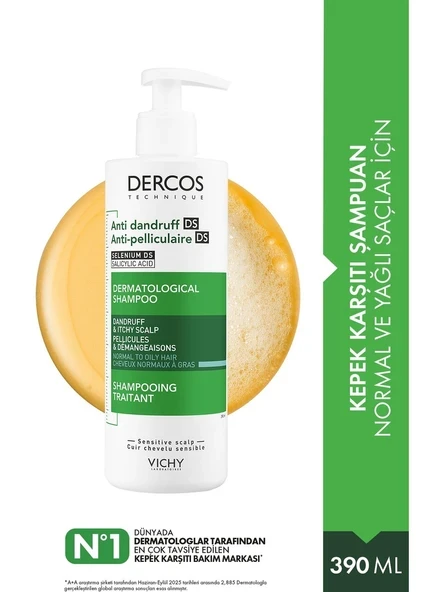 Dercos Normal / Yağlı ve kepekli ve saç derisi ürün görseli 1
