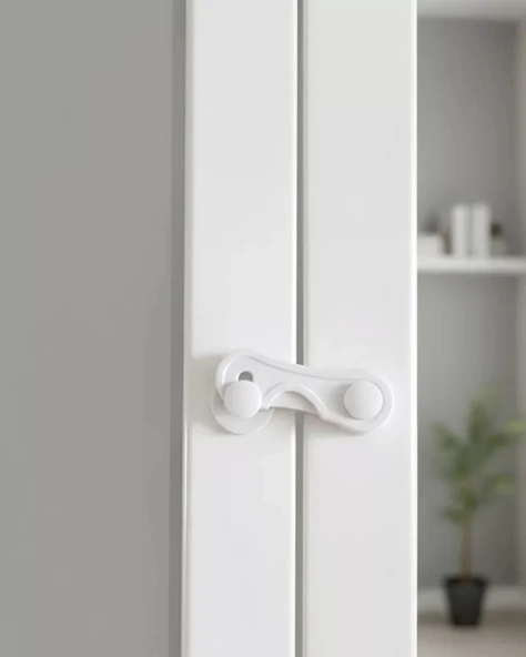 Nevamel® 4 Adet Çok Amaçlı Dolap Güvenlik Kilidi Çocuklara Karşı Koruyucu Çözüm ürün görseli 1