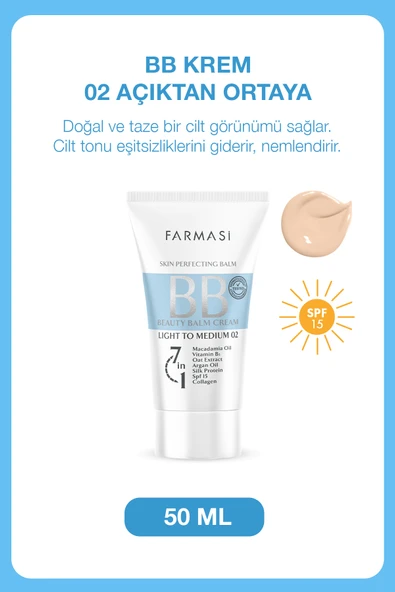 BB KREM 02 AÇIKTAN ORTAYA 50 G ürün görseli 1