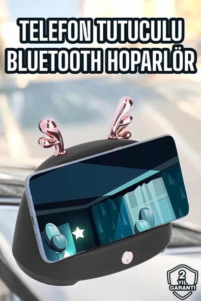 Bluetooth Hoparlör Telefon Tutuculu Akıllı Hoparlör Uzun Pil Ömrü ürün görseli 1