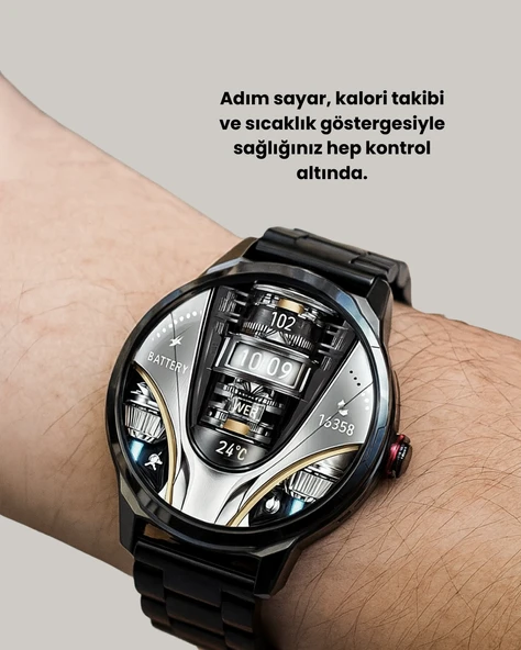 IP68 Su Toz Dirençli SW80 Akıllı Saat Android iOS Uyumlu - Resim 4