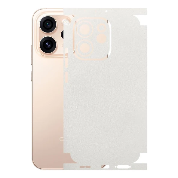Oppo Reno 15 Pro ile Uyumlu Bumper Serisi Premium Kaplama 360  Beyaz ürün görseli 1