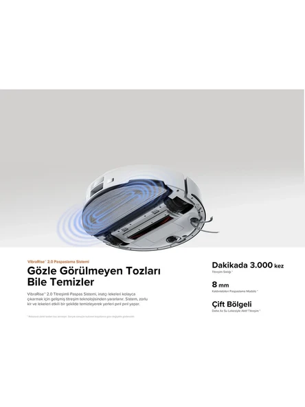 Roborock S9 Mopping Akıllı Robot Süpürge - Resim 10