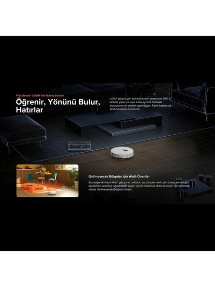 Roborock S9 Mopping Akıllı Robot Süpürge - Resim 8
