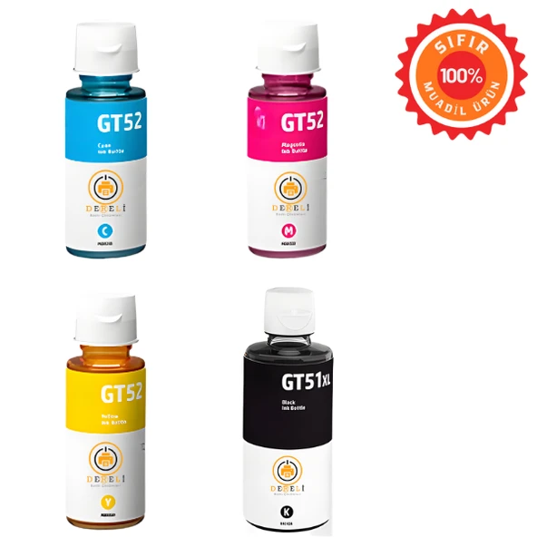 Premium GT51 GT53XL GT53 Muadil Mürekkep Siyah 100 ML HP Smart Tank 515 580 500 516 530 615 585 DeskJet GT 5810 GT 5820 Mürekkep Tanklı Yazıcı Mürekkebi ürün görseli 1