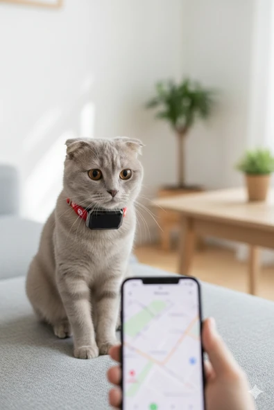 Zilvana Evcil Hayvan GPS Kedi & Köpek İçin Konum Belirleyici Suya Dayanıklı, Sesli Uyarı ürün görseli 1