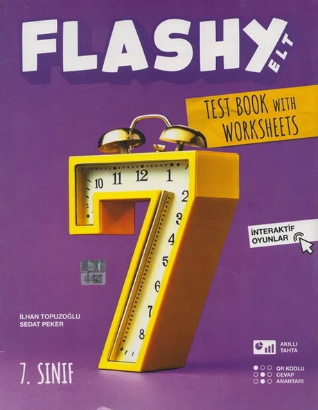 Flashy Elt 2026 7. Sınıf Flashy Test Book With Worksheets ürün görseli 1