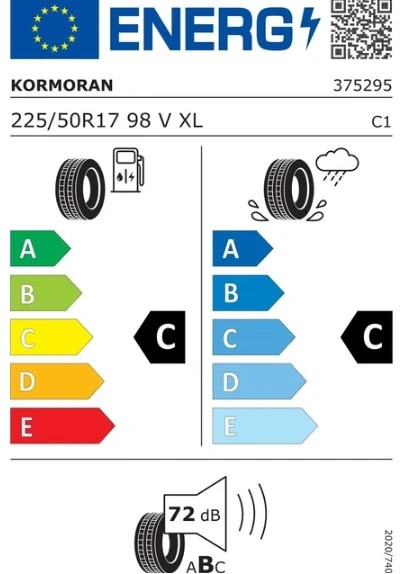 KORMORAN Xl Ultra Hıgh Performance Ko 225/50R17 98V Yaz Lastiği - 2025 ürün görseli 1