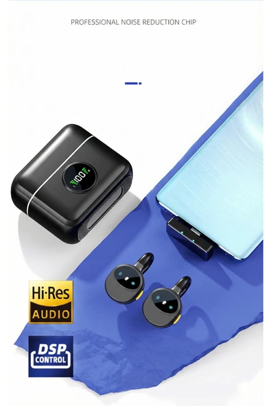 Zilvana Kablosuz Mini Yaka Mikrofonu Çiftli Set Type-C & iPhone Uyumlu ürün görseli 1