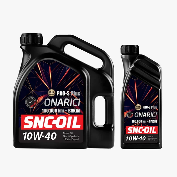 SNC-OİL ONARICI 10W-40 100.00 KM+BAKIM 4 LT + 10W-40 100.00 KM+BAKIM 1 LT ürün görseli 1