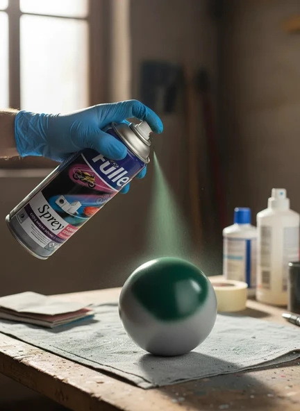 Füller Sprey Nefti Yeşil Boya 400 Ml - Resim 3