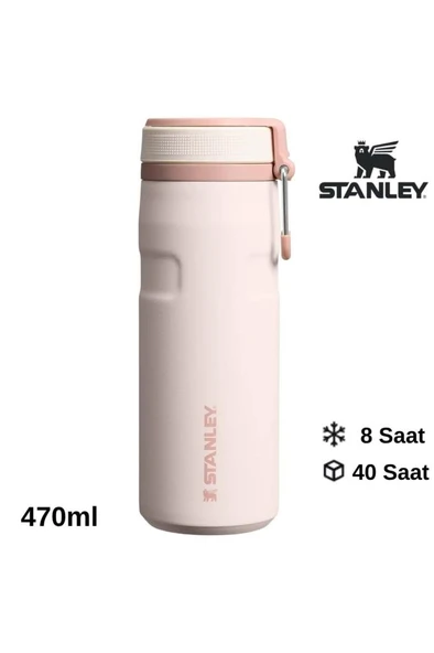 Stanley The IceFlow Twist Flip Termos 0.47 LT Termos Kupa Kamp Matara PUDRA ürün görseli 1