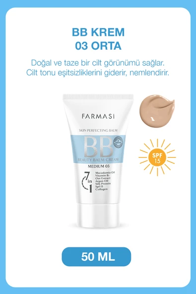 BB KREM 03 ORTA 50 G ürün görseli 1
