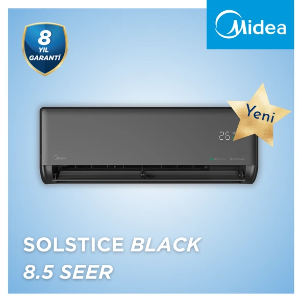 Midea Solstice BLACK EZ-18RD6 18000 BTU A+++ WİFİ - MONTAJ HARİÇTİR ürün görseli 1