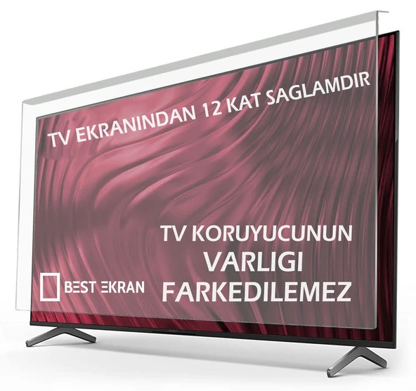 Telefunken 65" inç 165 Ekran Koruyucu - Resim 3