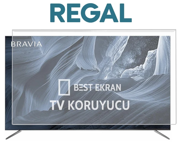 Regal 55V01900 EKRAN KORUYUCU - Regal 55" inç 139 Ekran KIRILMAZ Smart 4k Koruyucu ürün görseli 1