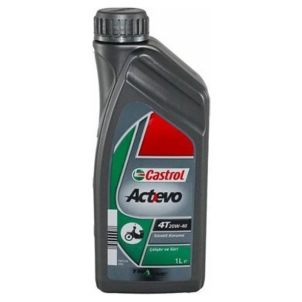 CASTROL ACTEVO 20W40 4T YAĞ ürün görseli 1