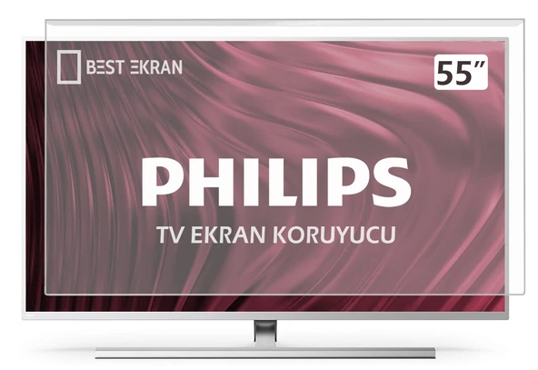 Philips 55OLED810 TV EKRAN KORUYUCU - Philips 55" inç 139 Ekran Smart 4K UHD Dolby Vision Atmos Titan OS Ambilight ürün görseli 1